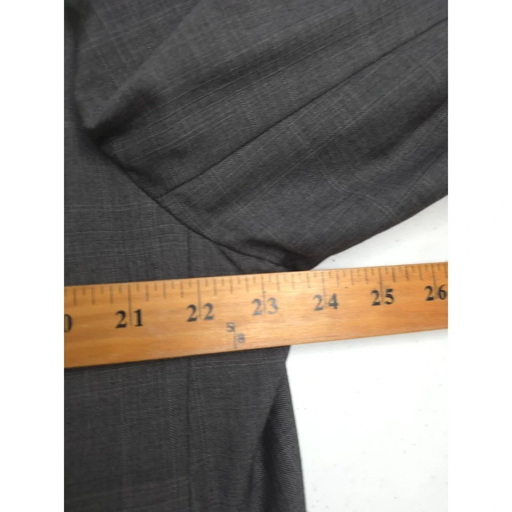 Hickey Freeman Blazer Mens 44 Gray Sports Coat Jacket 2‎ Buttons Single Vent